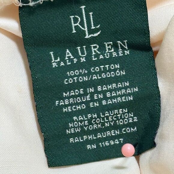 Ralph Lauren Cream Standard Pillow Cases(2) - Picture 2 of 3